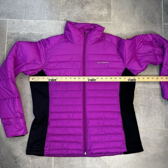 Columbia Powder Pillow Hybrid Jacket Women's XL Pink/Black NWOT - Picture 5 of 16